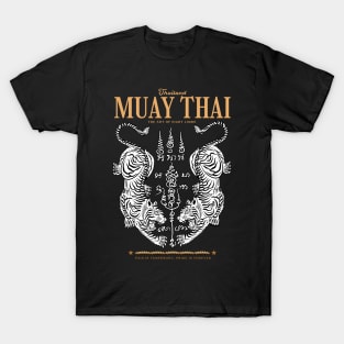 Classic Muay Thai Twin Tiger T-Shirt